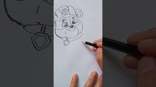 COMO DESENHAR O RUBBLE  PATRULHA CANINA #RUBBLE #PatrulhaCanina #PAWPatrol