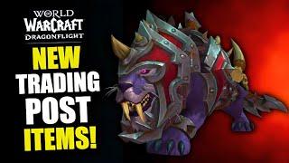 New Cool Trading Post Rewards For August? WoW Dragonflight  Sentinel War Wolf & Korkron Warsaber