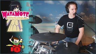 Watamote Ending 4 On Drums First Try -- The8BitDrummer