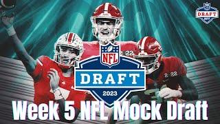 2023 NFL Mock Draft  After Week 5 of The NFL Season