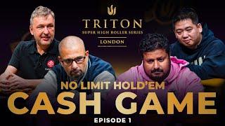No Limit Holdem CASH GAME  Episode 1 - Triton Poker London 2023 Part 4
