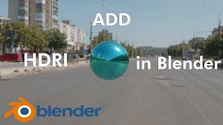 How to add HDRi   Environment Texture in Blender 2.92