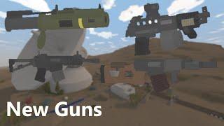 All New & Updated Weapons in Unturned Arid new update