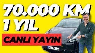 Tesla 1 YIL 70.000 KM - Soru Cevap Canlı Yayın