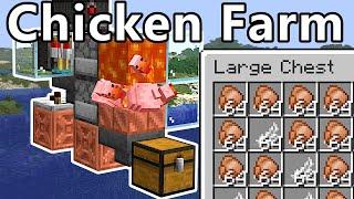 Chicken Farm  Minecraft 1.21