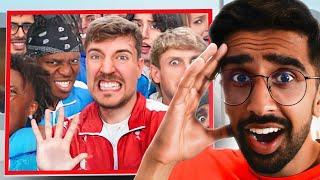 SIDEMEN REACT TO MR BEAST 50 YOUTUBER CHALLENGE