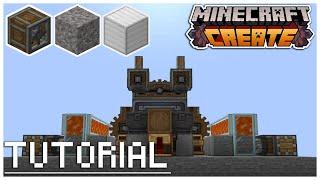CREATE Iron Farm V2.0 TUTORIAL   Create 1.20.1  #tutorial #minecraft