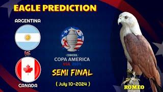 ARGENTINA vs CANADA  Semi Final  Copa America 2024 Prediction  Eagle Prediction