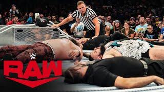 FULL MATCH Ring collapses in Strowman vs. Reed Last Monster Standing Match Raw Sept. 30 2024