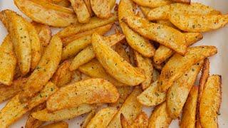 SEASONED BAKED POTATO WEDGES gloriously crispy