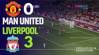 Manchester United 0-3 Liverpool Match  Highilghts  2024 Premier League eFootball recreation