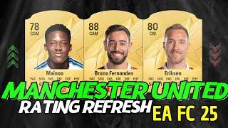 FIFA 25  Manchester United Rating In EA FC 25 Prediction  ft. Mainoo Granacho Eriksen ...