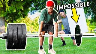 Lift The IMPOSSIBLE Barbell WIN $100