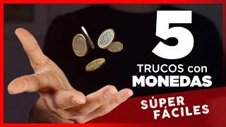 5 TRUCOS con MONEDAS Increíbles - aprender magia