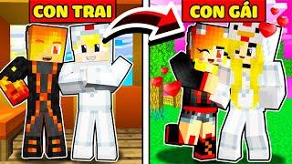 NẾU JACK BIẾN TÔ GÀ THÀNH CON GÁI LÀM SINH TỐ TEAM BẤT NGỜ TRONG MINECRAFT*JACK X GÀ