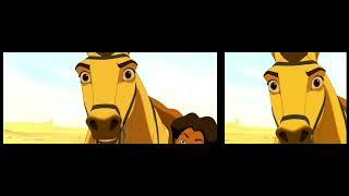 Spirit Stallion of the Cimarron Wide-Screen vs. Full-Screen