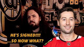 The Boston Bruins sign Tyler Johnson