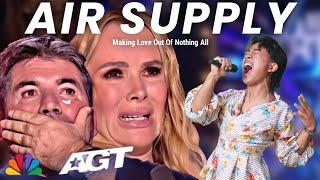 Golden Buzzer  The judges criying when he heard the song Air Supply with an extraordinary voice