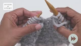 HOW TO KNIT DOUBLE MOSS STITCH - KNITTING TUTORIAL