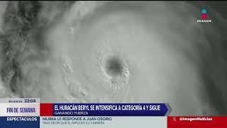 Beryl pasó de tormenta tropical a huracán categoría 4 en menos de 24 horas  Imagen Noticias Fin de