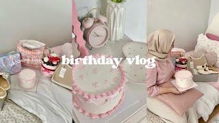 birthday vlog getready unboxing kado꒰ა  ໒꒱