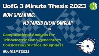 UofG 3MT 2023 - MD Tanzib Ehsan Sanglap  - Computational Analysis for Triboelectric..