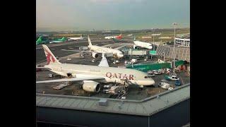 Qatar Airways QR20  Dublin to Doha  Boeing 789  Economy Class  Full Flight Journey Experience