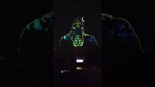 Adi Yogi laser light show #shorts #youtubeshorts #adiyogi #harharmahadev #shivshankar #viralshort