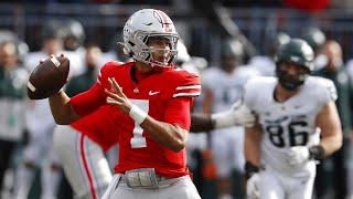 C.J. Stroud Ohio State QB vs Michigan State 2021