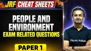 UGC NET 2024  People and Environment Exam Related Questions for Paper 1  By UGC NET Nishant Sir