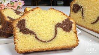 How to Make Moist & Delicious Marble Cake  Simple Recipe