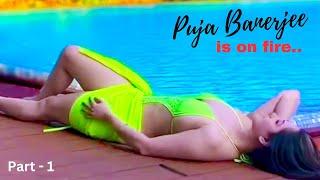 Bengali Actress Puja Banerjee Hot Compilation of Milky Thigh & Legs  Part - 1