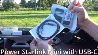 Power Starlink Mini with USB C