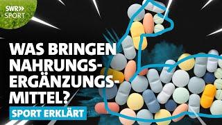 Nahrungsergänzungsmittel 5 sinnvolle Supplements im Sport  SWR Sport