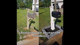 How to replace your mailbox on a budget - DIY AMAZING before & after