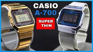 THINNEST Casio Watch in Modern Times  Casio A700 Review