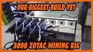 Our Biggest Build Yet - 3090 Zotac 8 GPU Mining Rig - Part 1