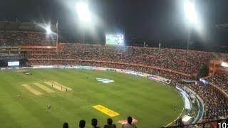 SRH versus RR match in Uppal international cricket stadium view#NagulaVlogs