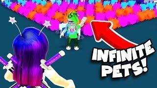 HE ACTUALLY GOT THE INFINITE PET PASS in Roblox Pet Walking Simulator