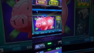 MASSIVE JACKPOT on Piggy Bankin Slot #slots #casino #jackpot #gambling #slot #slotmachine #vegas
