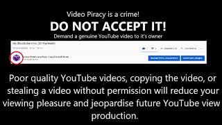 D4TW illegal YouTube videos warning