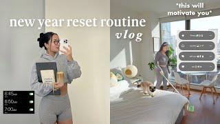 RESET ROUTINE FOR 2024 how to reset for the new year goal plan be productive & stay motivated