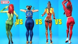 Top 50 Thicc Fortnite Skins With Legendary Dances & Emotes Chun Li Mizuki Sweet Shot Ruby