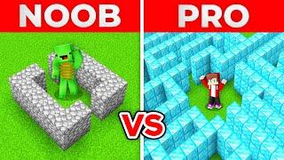 JJ And Mikey NOOB vs PRO Survive Inside a MAZE in Minecraft Maizen
