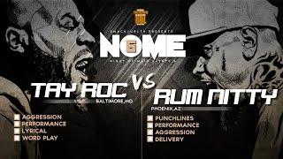 TAY ROC VS RUM NITTY SMACK URL RAP BATTLE  URLTV