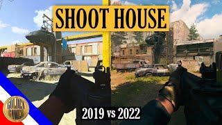 Shoot House Map Comparison 2019 vs 2022 - MW2 Season 1 DLC Map