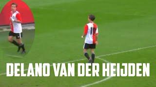 Aksi delano Van der heijden Feyenoord 