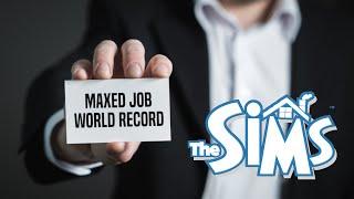 Maxed Job Speedrun in 2037 World Record  The Sims 1