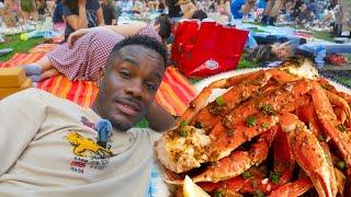 Free Movies & Crab Feast with a 1000 people in NYC