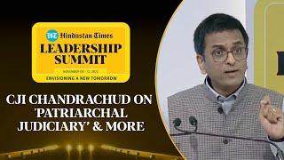 CJI Chandrachud on ‘old boys club’ and challenges to judiciary  HTLS 2022